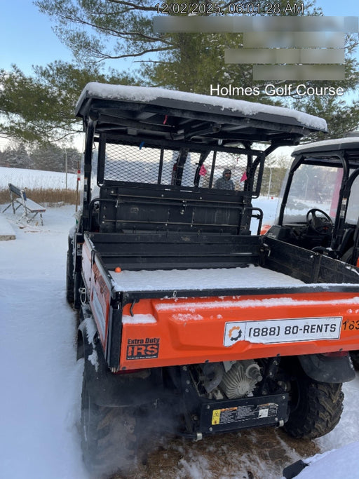 2021 Kubota RTV-X1140W-H Plastic Canopy, Windshield Acrylic Clear, LED Strobe Light, Wire Harness Kit, Back up Alarm