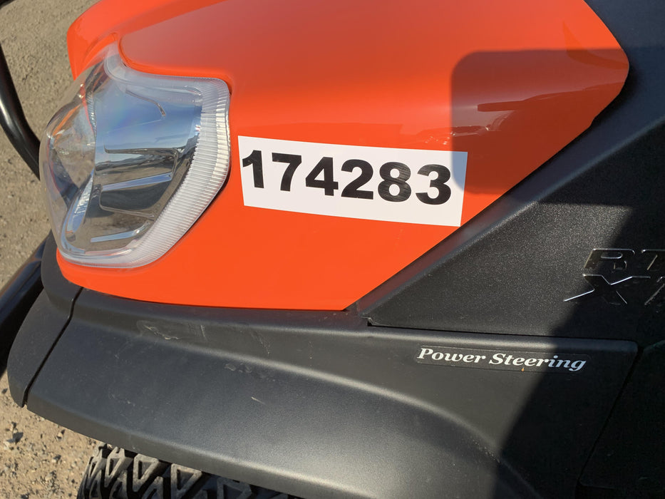 2021 Kubota RTV-X1140W-H Plastic Canopy, Windshield Acrylic Clear, LED Strobe Light, Wire Harness Kit, Back up Alarm