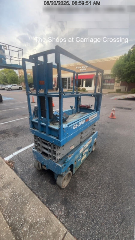 2020 Genie GS-1930 Solid Non Marking Tires, Beacon, Folding rails with half height swing gate