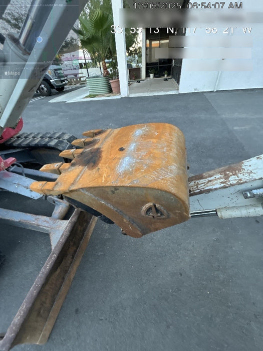 2019 Takeuchi TB260 Canopy, Standard Blade, Auxiliary hydraulics Manual QC, Hydraulic thumb, 12" ,18", 24" Bucket