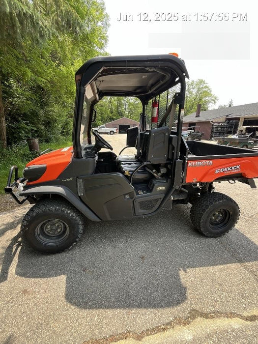 2019 Kubota RTV-XG850WL-H 4wd Utility Cart, Gas, 2 Seat, LED Strobe, Windshield Tempered Glass, Plastic Canopy, Wire Harness Kit, Backup Alarm