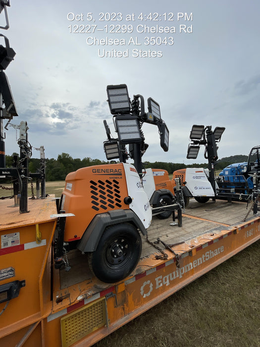 2023 Generac MLT2 Diesel, Flex Switch 120V Input, Powerzone Controller, (4) 320W LED Lights, 4kW Generator, 39.9 Gal Fuel Tank, 2" Ball, T3