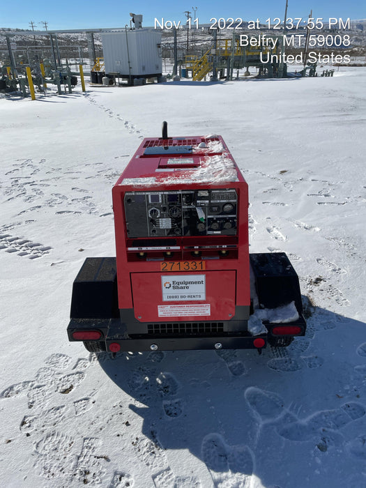 2022 Shindaiwa DGW400MDL Kubota D902 Engine, 23 HP, Dual Op Welder, Wire, Arc, Droop Stick, Tig, and CC Stick Functionality, Simulphase, 3 Phase and 1 Phase Gen Output, Single Axle NB Trlr, Slr Trckl Chrg 12V 12W, Fire Ext