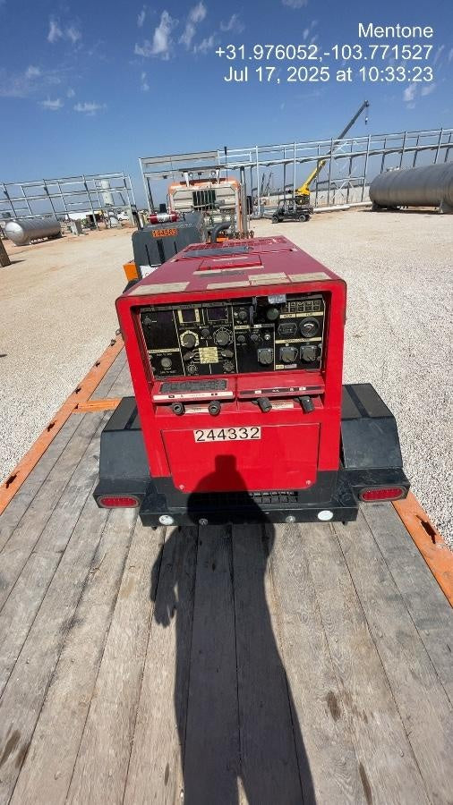 2022 Shindaiwa DGW400MDL Kubota D902 Engine, 23 HP, Dual Op Welder, Wire, Arc, Droop Stick, Tig, and CC Stick Functionality, Simulphase, 3 Phase and 1 Phase Gen Output, Single Axle NB Trlr, Slr Trckl Chrg 12V 12W, Fire Ext