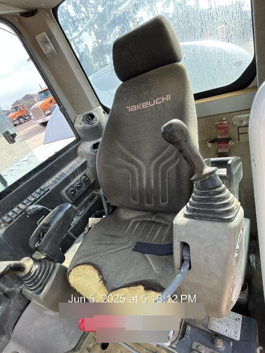 2019 Takeuchi TB290 Takeuchi TB290 Cab/Heat/AC w/Rubber Tracks, Auxiliary Hydraulics, Dozer Blade, Manual QC, 18/24/36" Buckets, Hydraulic Thumb Installed