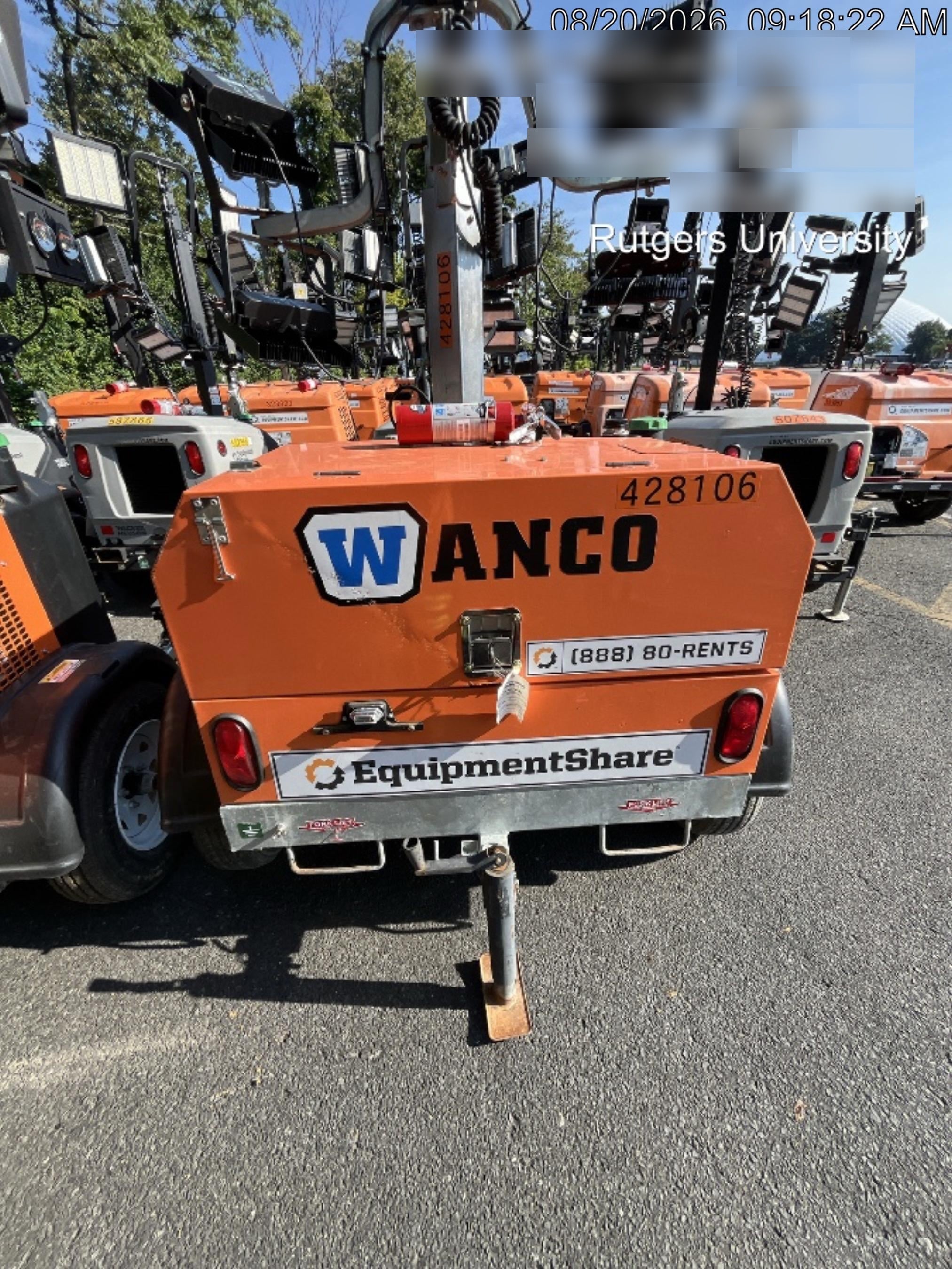 2024 Wanco WLTT-4MM4K Diesel, Deep Sea Controller, Shore Power Plug, Auto Start, (4) 350W LED Floodlights, 4kW Generator, 60 Gal Fuel Tank, 2" Ball, T3