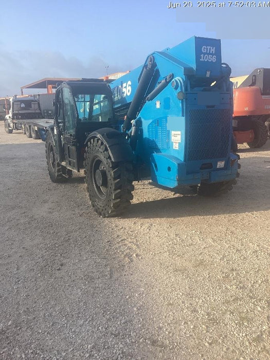 2018 Genie GTH-1056 Genie GTH-1056 w/Enclosed Cab w/HVAC, Work Lights, Solid Tires, Beacon, 60" Carriage and Forks