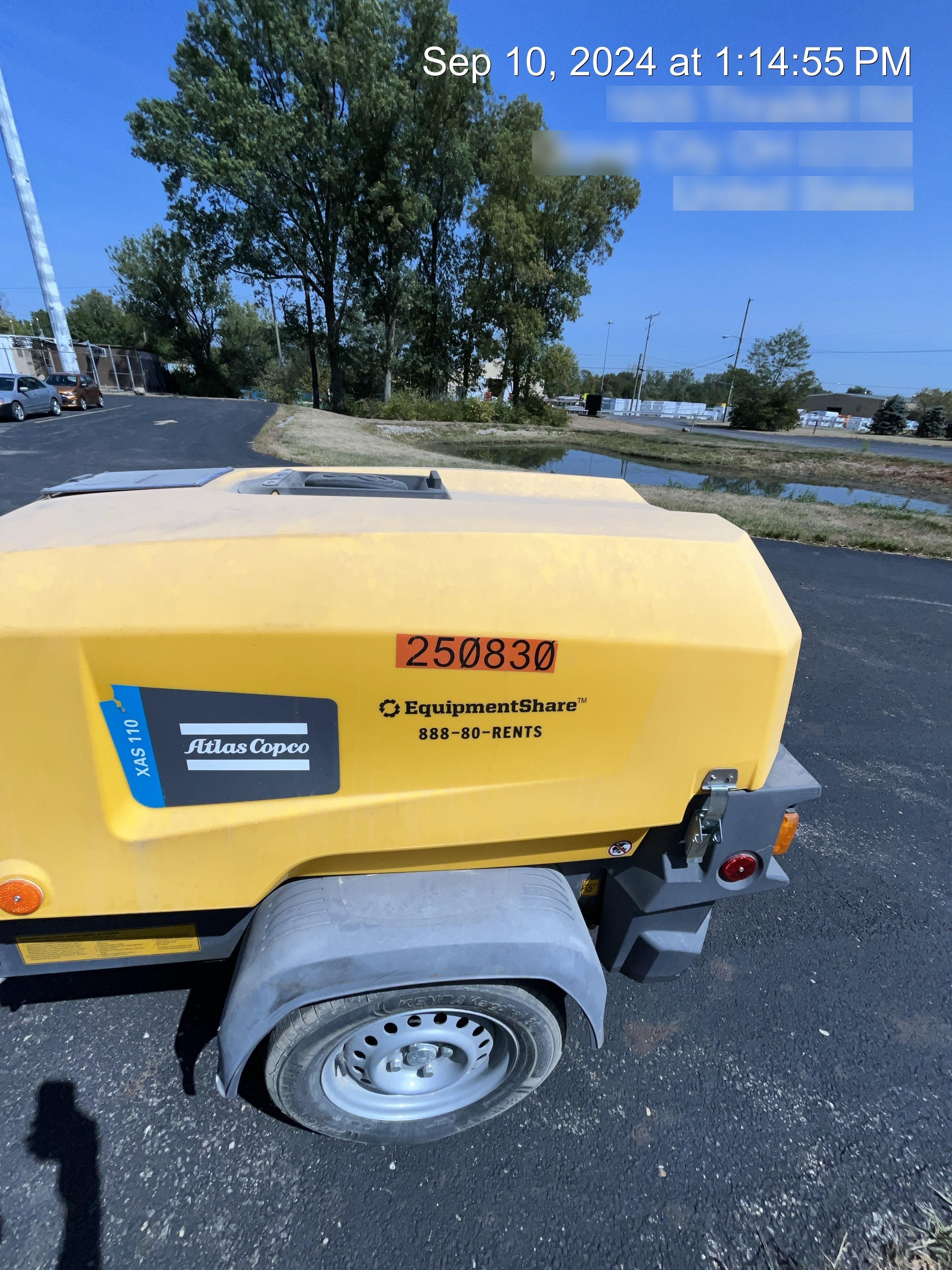 2022 ATLAS COPCO XAS 110