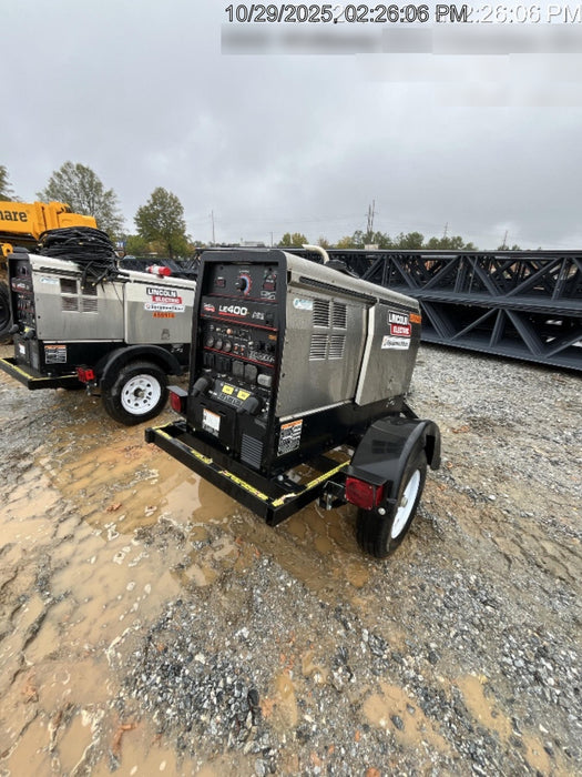 2024 Lincoln Electric LE400 Kubota V1505, Trlr, Cable Rack, Light Kit, ES Decals, T3