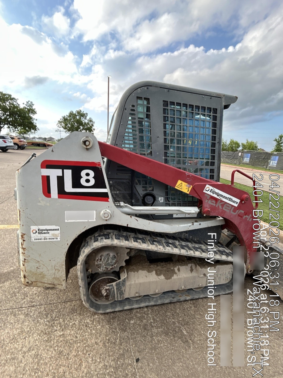 2020 TAKEUCHI TL8CR