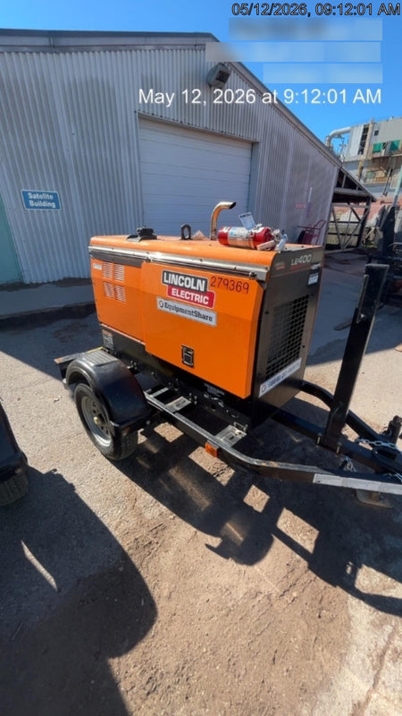 2022 Lincoln Electric LE400 Kubota V1505, Trlr, Cable Rack, Light Kit, ES Decals, T3