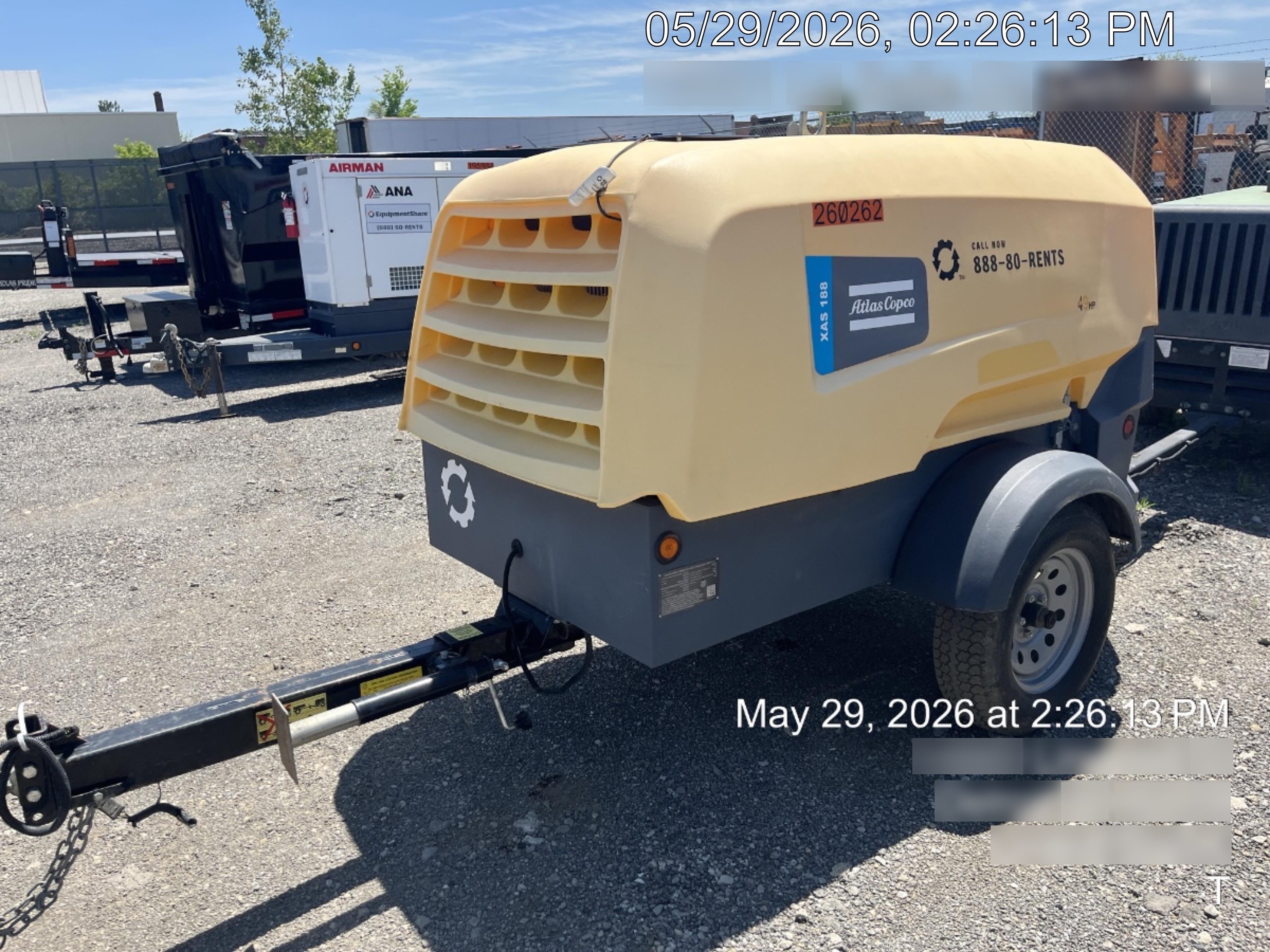 2022 ATLAS COPCO XAS188 CWK