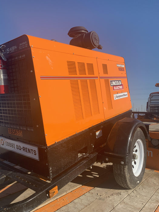 2021 Lincoln Electric Vantage 549X Ready Pak 3, ORANGE (includes trailer, cable rack, fender light kit)