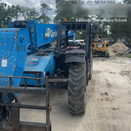 2018 Genie GTH-844 Genie GTH-844D w/Open ROPS, FF Tires, Work Light/Beacon, 60" Carriage and Forks