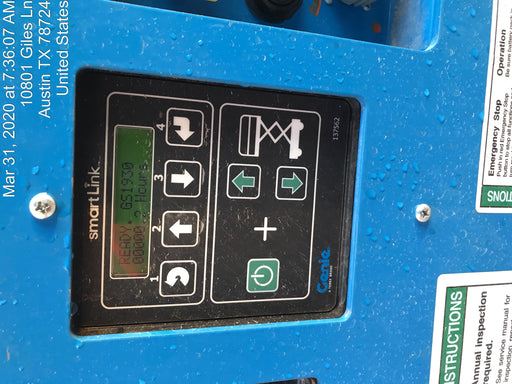 2020 Genie GS-1930 Solid Non Marking Tires, Beacon, Folding rails with half height swing gate