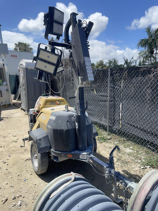 2022 Allmand NLV3GR (4) LED Light Fixture 350W, 23' Vertical Mast, 3kW Prime, Towable, ES Decals, T3