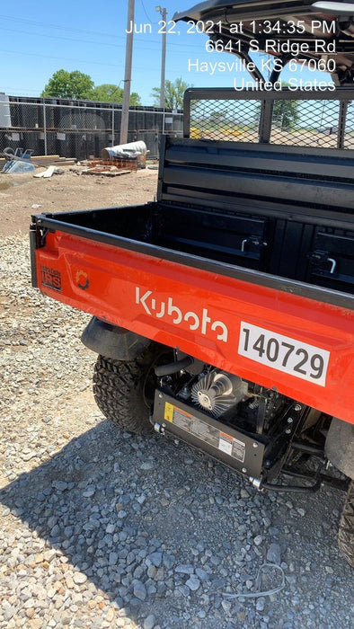 2021 Kubota RTV-X1140W-H Plastic Canopy, Windshield Acrylic Clear, LED Strobe Light, Wire Harness Kit, Back up Alarm