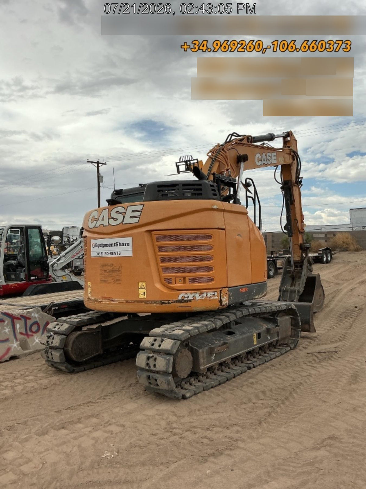 2022 CASE CX145D SR