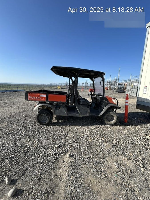 2022 Kubota RTV-X1140W-H Plastic Canopy, Windshield Acrylic Clear, LED Strobe Light, Wire Harness Kit, Back up Alarm