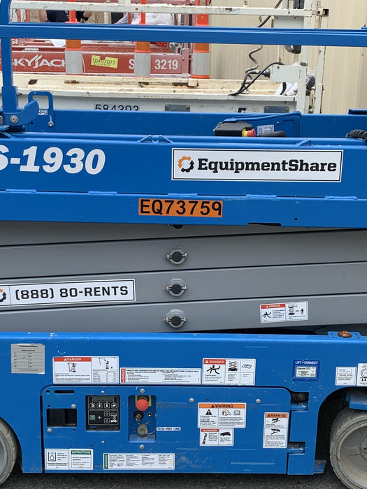 2020 Genie GS-1930 Fixed rails with chain entry gate - Pre A92.20