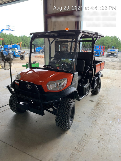 2021 Kubota RTV-X1140W-H Plastic Canopy, Windshield Acrylic Clear, LED Strobe Light, Wire Harness Kit, Back up Alarm