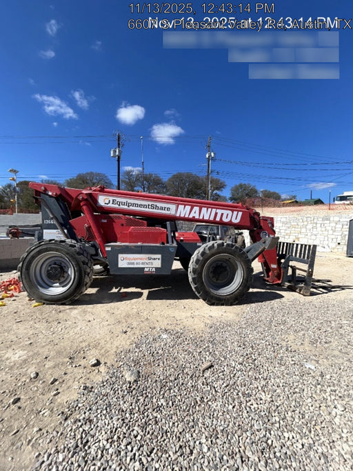 2018 Manitou MTA10055 MTA10055 - 74 HP T4, Canopy, Worklights/Strobe, Beacon, 66" Carriage, 60" Forks, Solid Tires, Lift Hook, Aux Hydraulics