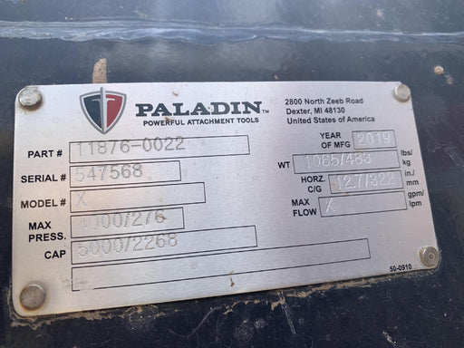 2019 PALADIN 76" Scrap Grapple Bucket - Paladin
