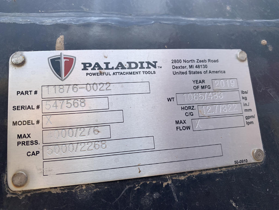 2019 PALADIN 76" Scrap Grapple Bucket - Paladin