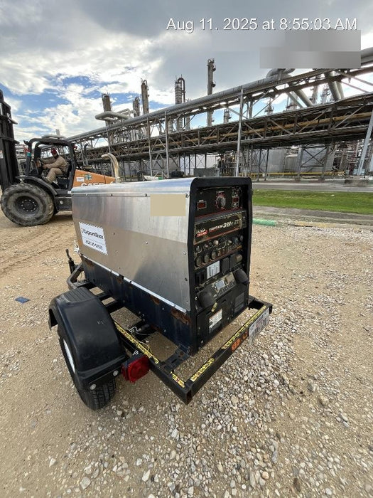2019 Lincoln Electric Vantage 322 Welder Ready-Pak 3, Two wheel trailer, Fender and Light kit, Cable Rack