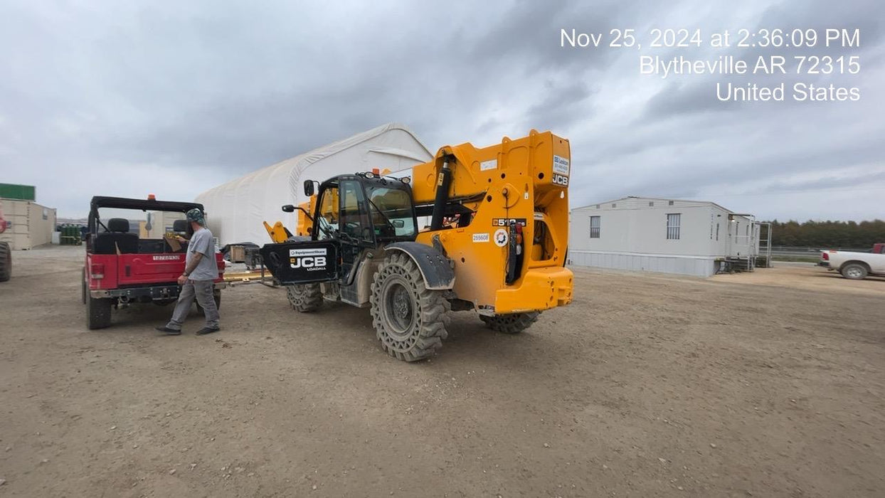 2022 JCB 512-56 74Hp Dsl, Cab/Heat/Air, Sld Tires, LED WL, Bcn, L Hook, EST
