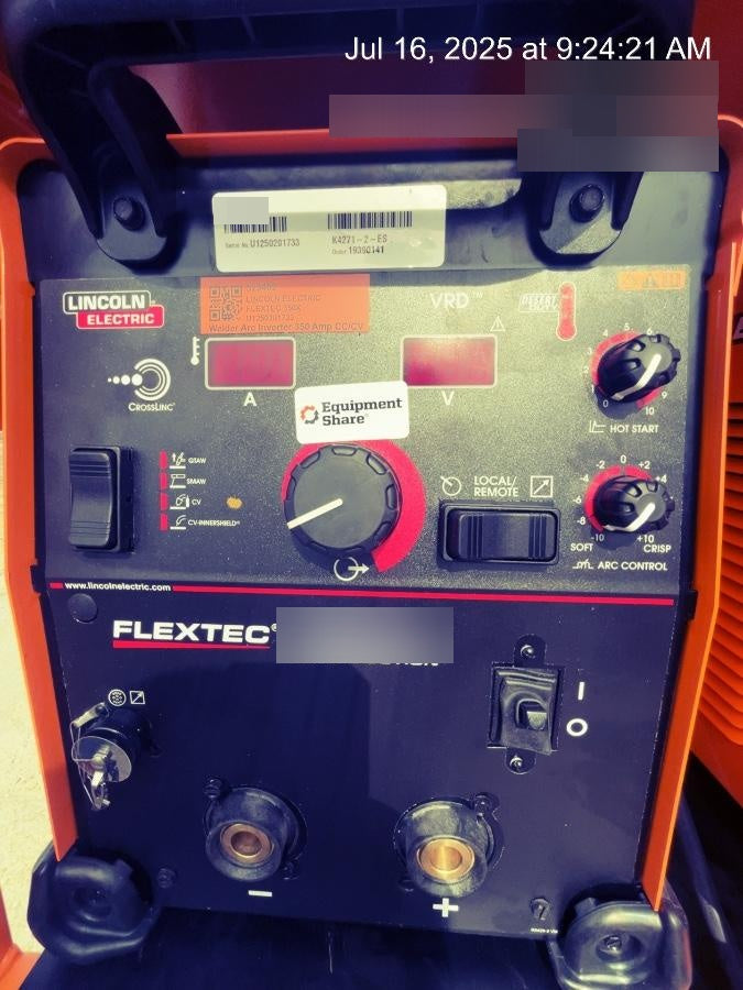 2025 LINCOLN ELECTRIC FLEXTEC 350X