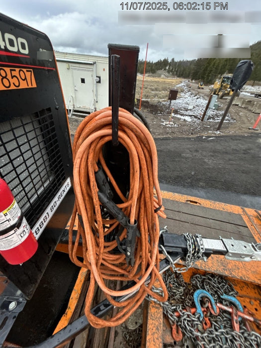 2022 Lincoln Electric LE400 Kubota V1505, Trlr, Cable Rack, Light Kit, ES Decals, T3