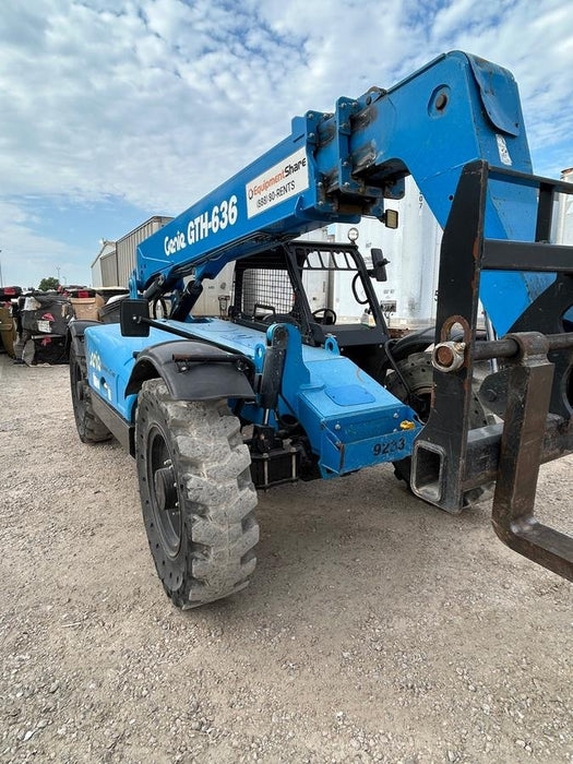 2018 Genie GTH-636 Genie GTH-636 w/Open ROPS, Solid Tires, Work Light/Beacon, 48" Carriage and Forks