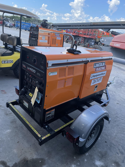 2022 Lincoln Electric LE400 Kubota V1505, Trlr, Cable Rack, Light Kit, ES Decals, T3