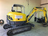 Wacker Neuson EZ53 Open ROPS, Rubber Tracks, Long Dipperstick, T4, Bucket