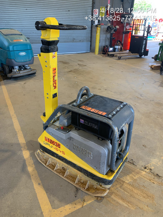 2020 Wacker Neuson DPU4545HEH Walk Behind Reversible Plate Compactor, Diesel