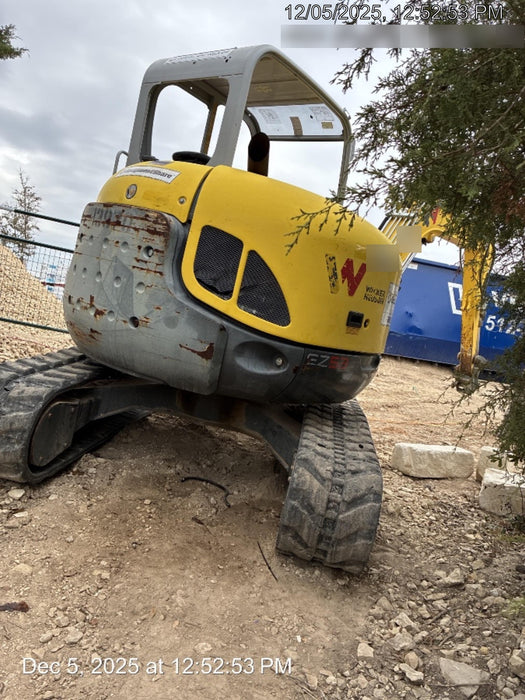 2018 Wacker Neuson EZ53 EZ53 12K Track Excavator, TRK,LGD,CNPY,PC, TRK,LGD,CNPY,PC, Manual QC, Hydraulic Thumb, Buckets: 24" , 18"