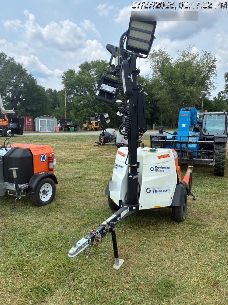 2023 Generac MLT2 Diesel, Flex Switch 120V Input, Powerzone Controller, 
(4) 320W LED Lights, 4kW Generator, 39.9 Gal Fuel Tank, 2" Ball, T3