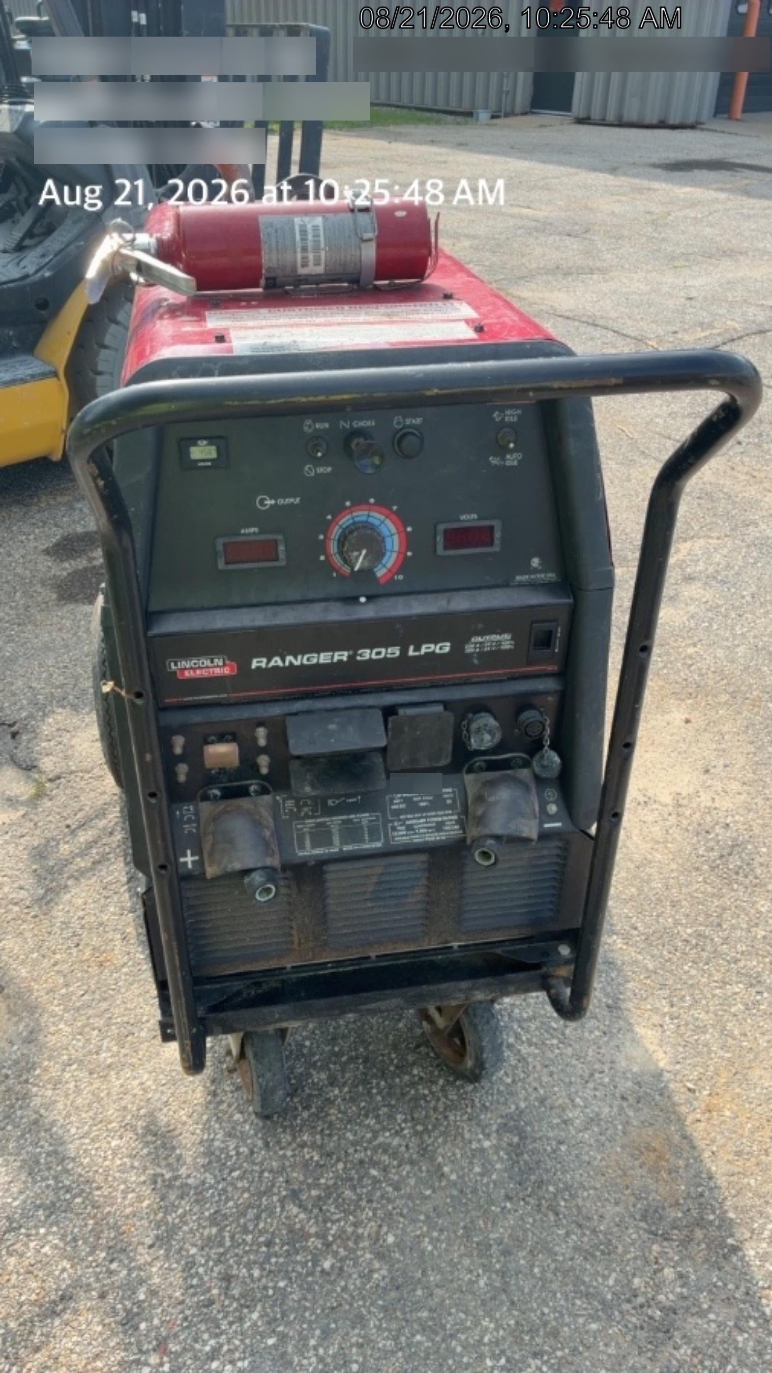 2024 Lincoln Electric Ranger 305 LPG Ranger 305 LPG, Undercarriage, Tank Holder & Strap, 10kw AC Gen, 25hp Kohler LPG Eng