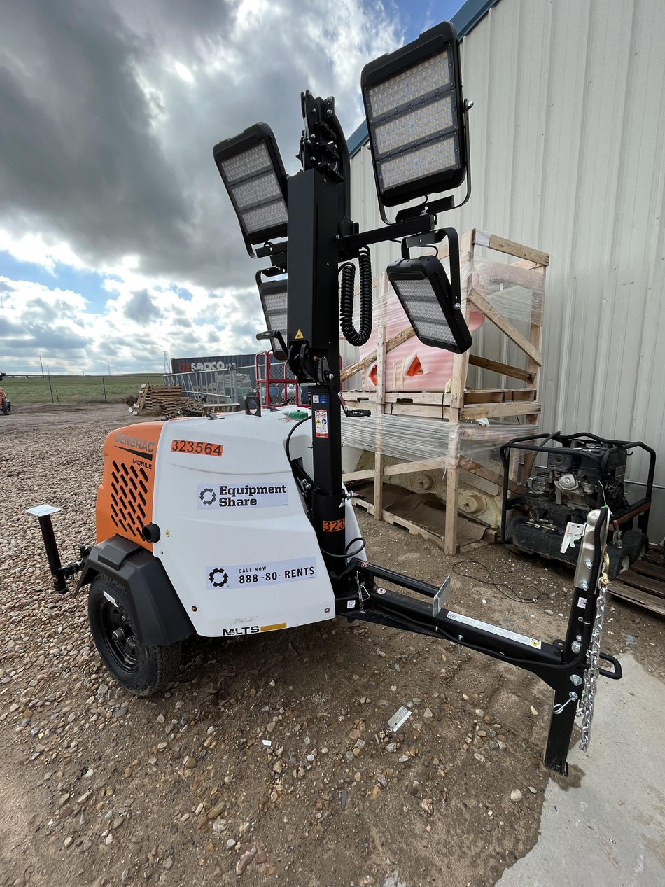 2023 Generac MLT2 Diesel, Flex Switch 120V Input, Powerzone Controller, (4) 320W LED Lights, 4kW Generator, 39.9 Gal Fuel Tank, 2" Ball, T3