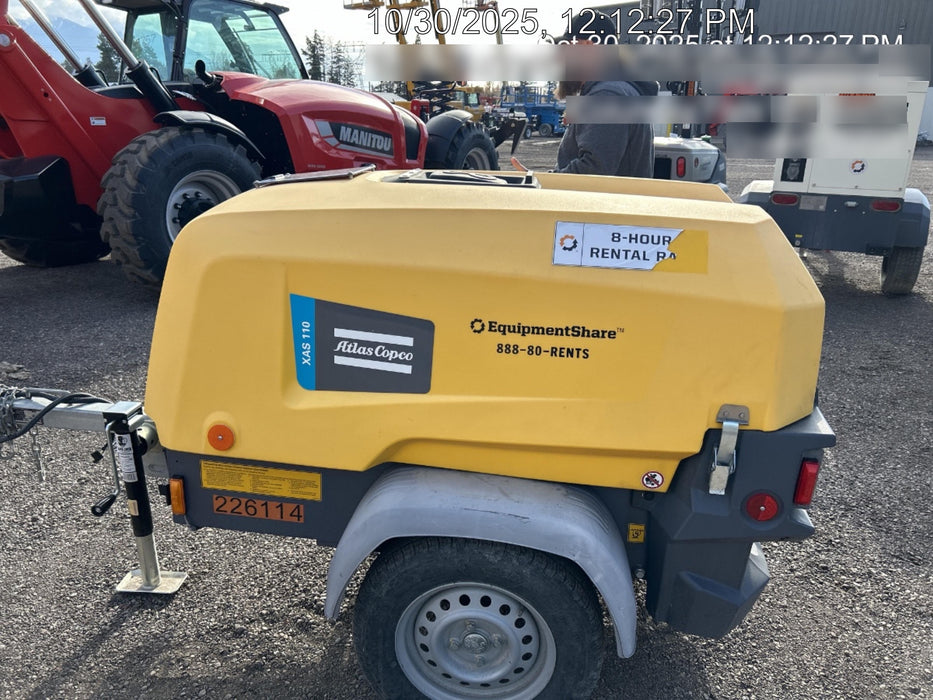 2022 ATLAS COPCO XAS 110