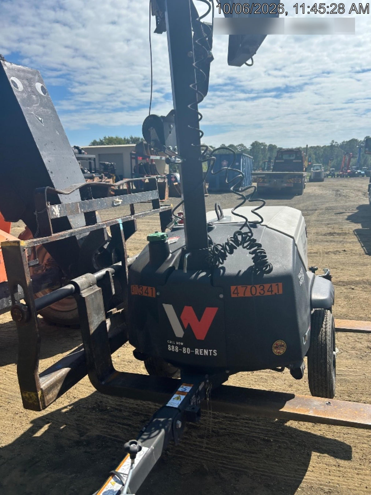 2024 Wacker Neuson LTT4 Diesel, Kohler KDW702, Deep Sea Controller, Auto Start, LED 320W, Bypass Outlet, T3