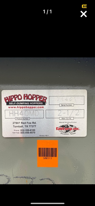 2025 HIPPO HOPPER HH40HD