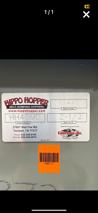 2025 HIPPO HOPPER HH40HD