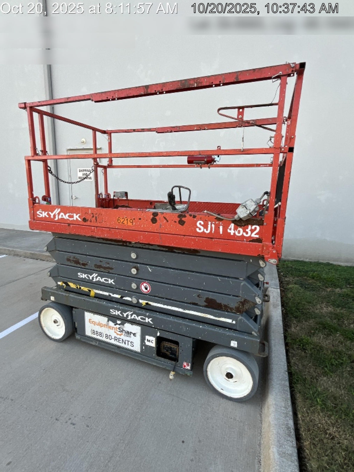 2017 Skyjack SJIII-4632 Skyjack SJ4632, Trojan Battery Set, Extended Warranty 5yr/5k hr