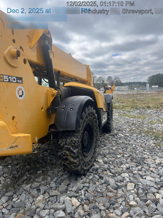 2020 JCB 510-56 Canopy, Solid Tires, Work Lights, Beacon, Aux Hydraulics, Back up Alarm, Lifting Eye, ES Decals
