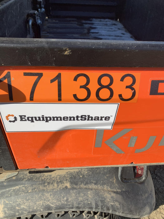 2022 Kubota RTV-X1140W-H Plastic Canopy, Windshield Acrylic Clear, LED Strobe Light, Wire Harness Kit, Back up Alarm