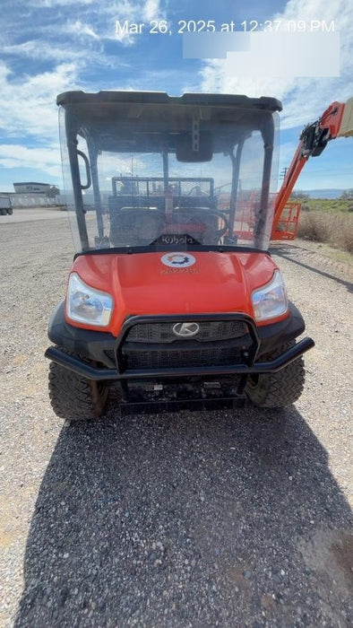 2022 Kubota RTV-X1140W-H Plastic Canopy, Windshield Acrylic Clear, LED Strobe Light, Wire Harness Kit, Back up Alarm