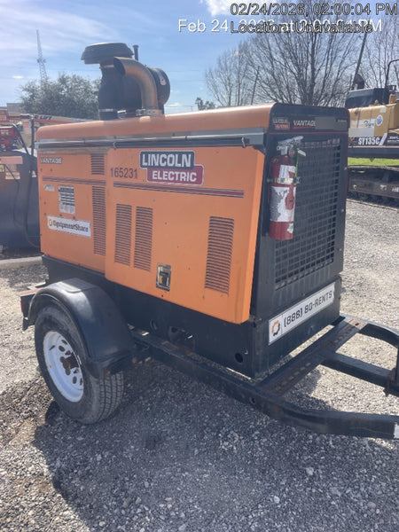 2021 Lincoln Electric Vantage 549X Ready Pak 3, ORANGE (includes trailer, cable rack, fender light kit)