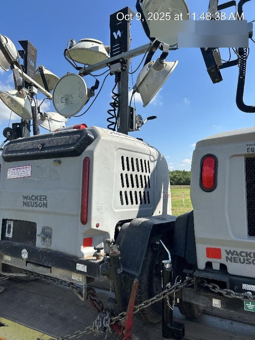 2018 Wacker Neuson LTV6L-MH Wacker Neuson LTV6L Mobile Light Tower w/Fuel Level Sensor Installed